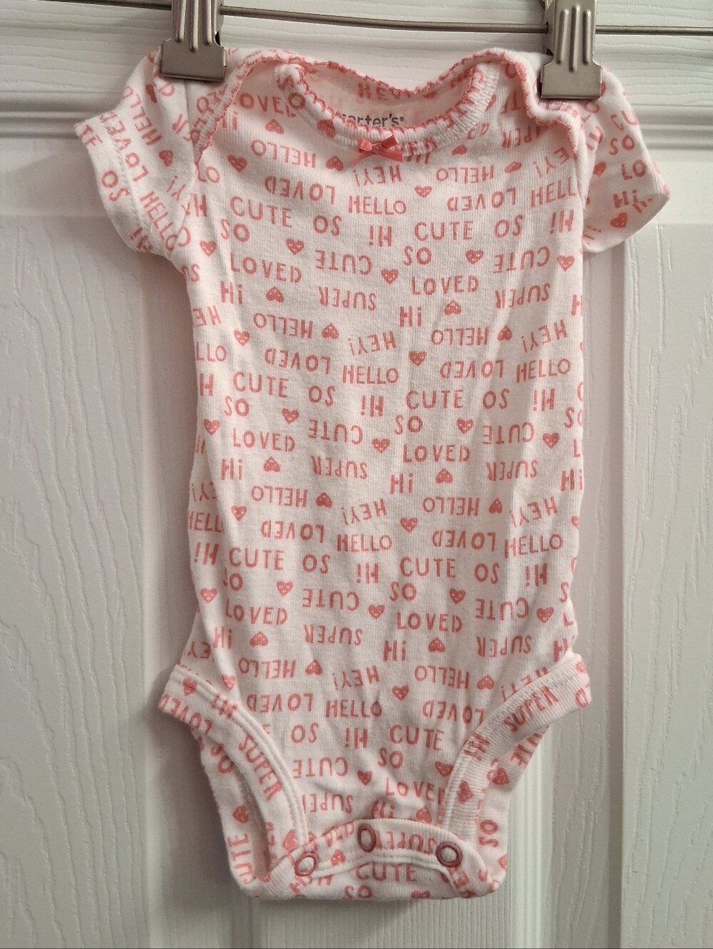 Carters Girls NewBorn Bodysuit